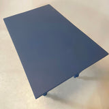 Bord - 107 cm Blåt bord bordplade oppefra