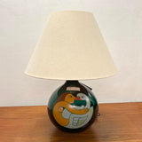 Holmegaard bordlampe med Heerup udsmykning