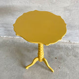 Piedestalbord gul bordplade